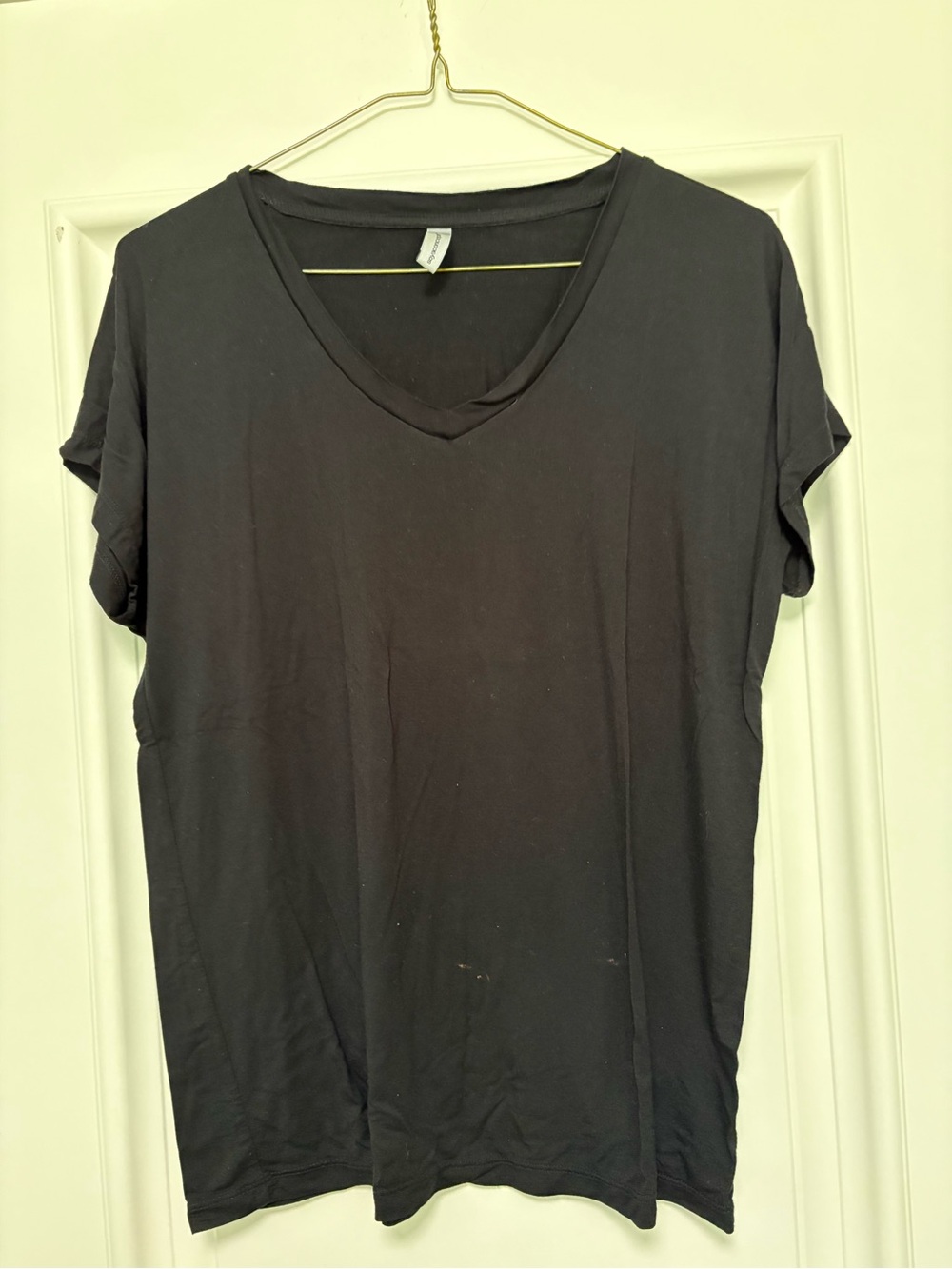 Everyday V-Neck Short Sleeve Tee - Black